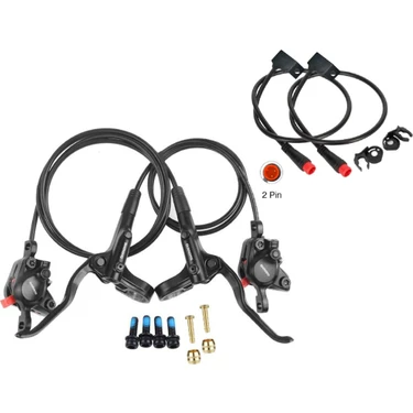 Shimano Mt200 Güç Kesicili Hidrolik Fren Seti 2 Pinli Sensör ve Uzun Hortumlarla Yüksek