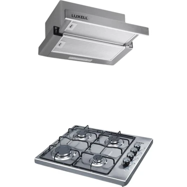 Luxell 2'li İnox Emaye Set