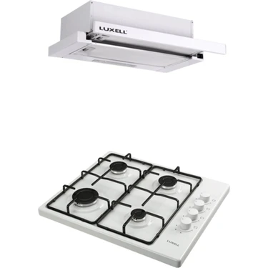 Luxell 2'li Beyaz Emaye Set