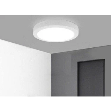 Vies Teknoloji LED Banyo Balkon Tuvalet Lambası Tavana Sıfır LED Armatür Avize 6500K Beyaz
