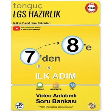 7'den 8'e Lgs Hazırlık Ilk Adım Kitabı ve Fiyatı - Hepsiburada