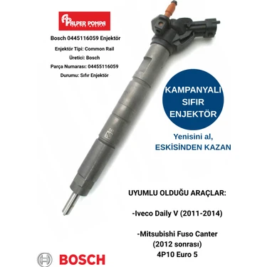Bosch Injektor 0445110418 Einspritzdüse Fiat Ducato Iveco Daily In