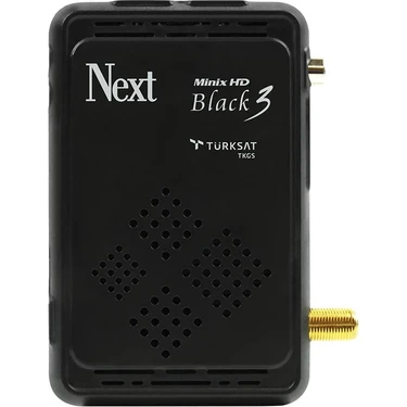 Next Minix HD Black 3 Full HD Uydu Alıcısı HDMI ve USB Bağlantı