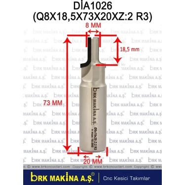 Brk Dia 8 mm R3 Ebatlama