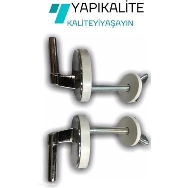 Yapı Kalite Klozet Kapak Karex Menteşesi Metal Ayarlanabilir Alttan Sıkmalı
