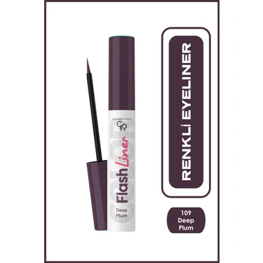 Golden Rose Flash Liner Colored Eyeliner - 109 Deep Plum - Renkli