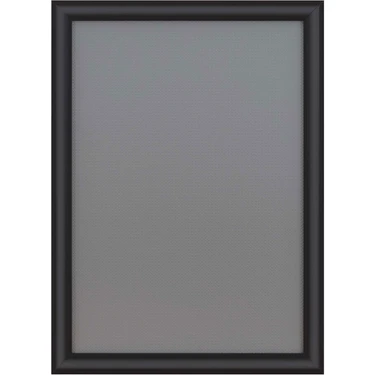 Alüminyum Açılır Kapanır Çerçeve Gönye Köşe - A3 - 30 x 42  cm  - Siyah -
