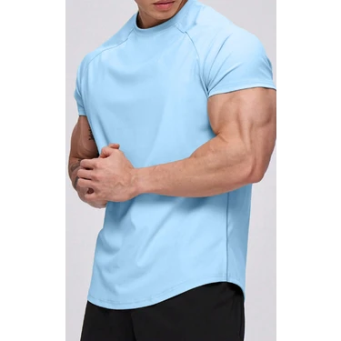 Ghassy Co. Erkek Running Sports Reglan Oval Kesim Penye