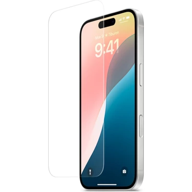 Glazef Apple iPhone 16 Uyumlu Tam Kapatan Temperli Cam Ekran Koruyucu Kırılmaz