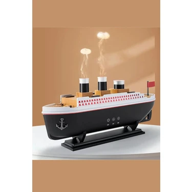 Nomios Büyük Gemi Titanic Görünümlü Premium Hava Nemlendirici Ultrasonik Ortam Oda Nemlendirici