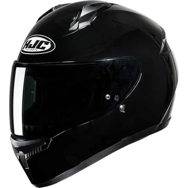 Hjc C10 Kapalı Kask Siyah Renk Gelişmiş Polikarbonat Malzeme ile Güvenli Sürüş