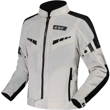 Ls2 Blade Air Yazlık Motosiklet Montu Siyah - Gri 600D Polyester Malzeme ile Rahat ve