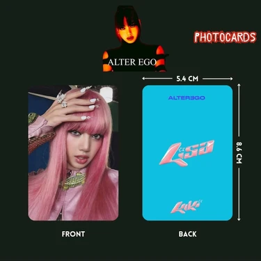 Blackpınk Lisa '' Alter Ego '' Kıkı Photocards Set Fiyatı