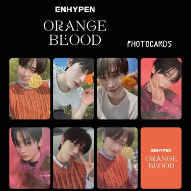 Enhypen Sunoo '' Orange Blood '' Photocards Set Fiyatı
