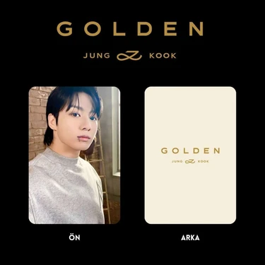 Kpop Dünyası BTS Jungkook Golden Albüm PC Seti 4 Adet 5.4 x Fiyatı
