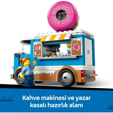 CDセット LEGO® City Donut Kamyonu 60452 - 5 Yaş & Üzeri Çocuklar için Fiyatı