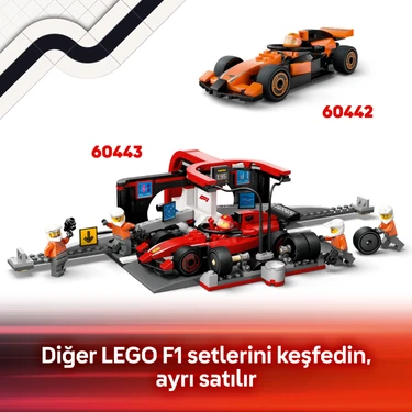 LEGO® City RB20 ve AMR24 F1® Arabalı F1® Kamyonu 60445 - 8 Fiyatı