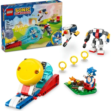 LEGO® Sonic the Hedgehog™ Sonic'in Kamp Ateşi Çarpışması 77001 - 7+ Video Oyunu Seven Çocuklar için