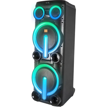 Mikado Md-103kp 200w 12v 14000mah Bataryalı Siyah 1 Uhf Uv Mikrofonlu Usb/Bt/Tf/Tws/Aux Rgb 220v