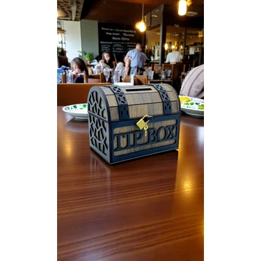 Rehatoys Tip Box Bahşiş Kutusu ve Kumbara Sandık Tipi