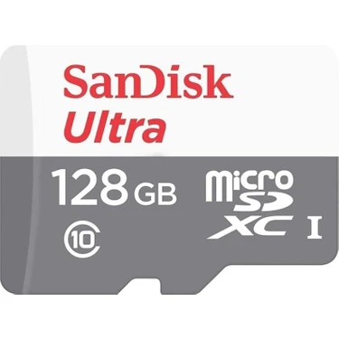 SanDisk Ultra Micro SD Kart 128 GB UHS-I 100MB/s Yüksek Performanslı Dayanıklı