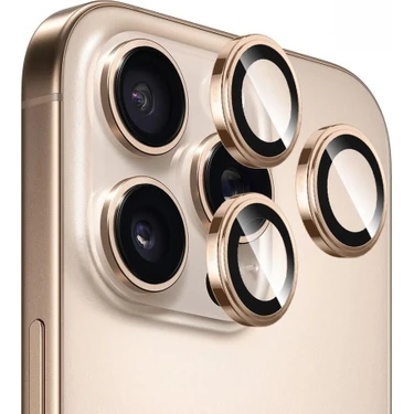 Iphone 16 Pro ve Iphone 16 Pro Max Için Uyumlu Safir Lens Kamera