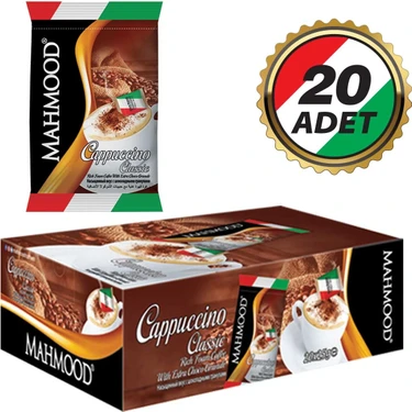Mahmood Cappuccino Klasik Choco Granül 25 gr