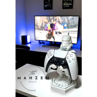 Star Wars Darth Vader & Stormtrooper Kol Tutacakları, Joystick Standı, Xbox / Ps4 / Ps5