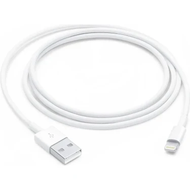 Apple Lightning To USB Kablo 1 Metre Beyaz - iPhone Uyumlu Dayanıklı Veri ve Şarj