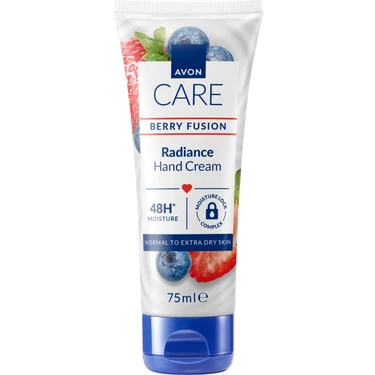 Avon Care Berry Fusion El Kremi - Yaban Mersini ve Çilek Özlü, E Vitamini ile Normal ve Ekstra Kuru