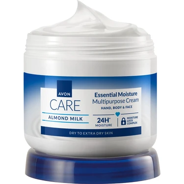 Avon Care Yoğun Nemlendirici El, Yüz ve Vücut Kremi 400 Ml Badem Sütü ve Gliserin