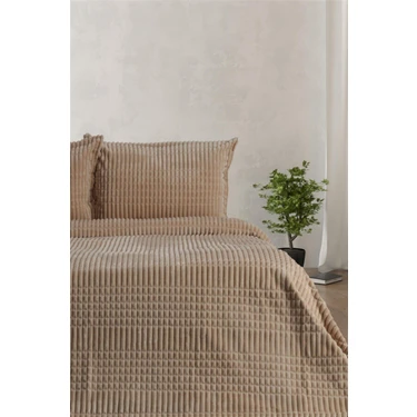 Merinos Modern Line 3 Parça Battaniye Seti Çift Kişilik 220 x 240 cm Yumuşak ve Nefes Alan