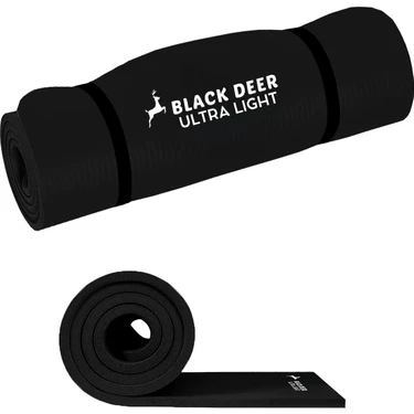 Black Deer Ultra Light Pilates Yoga Kamp Matı Egzersiz Minderi Kaymaz Taban 180X55 cm 10