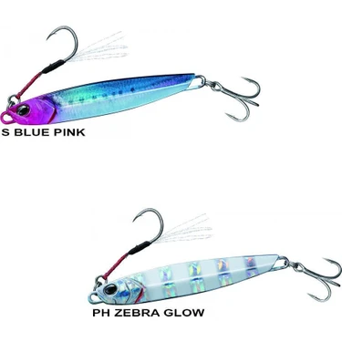 Leurres Daiwa Jig Samurai - 15g, Modèle H.No.9, Couleur Zebra Glow - Pour Pêche Sportive Aux Leurres