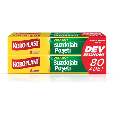 Koroplast Orta Boy Buzdolabı Poşeti 80’li Ekonomik