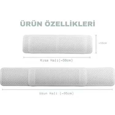 Tüm Duvar Tipi Klimalara Uygun Rüzgar Deflektörü – Doğrudan Üflemeyi Önler, Kolay Kurulum, Enerji