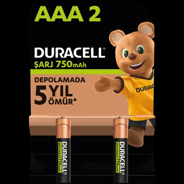 Duracell Şarj Edilebilir AAA İnce Pil 750