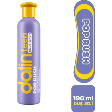Dalin Teen Pop Rush 190 ml Duş Jeli Kırmızı Meyvelerle Fiyatı