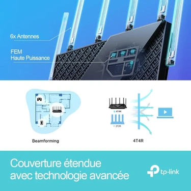 TP-Link Archer AX73 | Dual-Band Wi-Fi 6 Router | Fiber Fiyatı