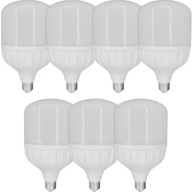 Chn 7'li Paket 40W Büyük Boy 6500K Beyaz Işık E27 LED Tasarruflu