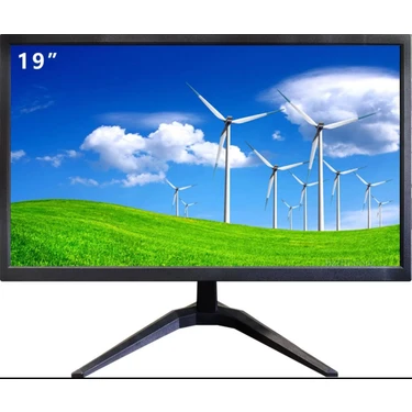 19 LED Profesyonel Monitör | HDMI VGA Rca USB Girişli | Fiyatı