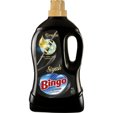 Bingo Siyah Sıvı Bakım Çamaşır Deterjanı 4