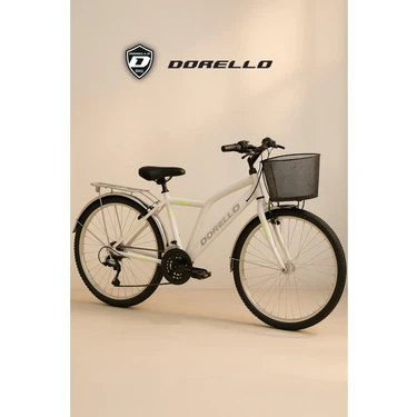 26 Jant Beyaz Bisiklet Dorello Bisiklet 2650 Model D Kadro