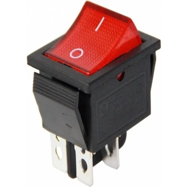 Ayt IC-104C Geniş Işıklı 4p Açma Kapama On Off Anahtar Aç Kapa Düğme