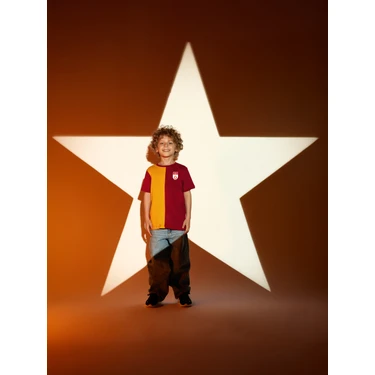 Gs Store Galatasaray Parçalı 5 Yıldızlı Çocuk T-Shirt