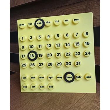 Ring A Date Calendar Fiyatı, Taksit Seçenekleri ile Satın Al