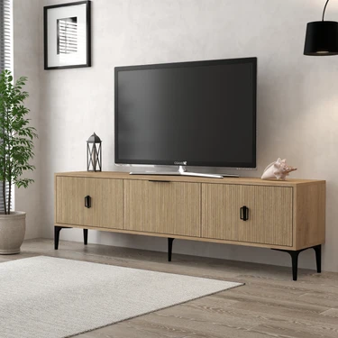3803 Neva Tv Ünitesi 180 cm 3 Kapaklı Sepet -
