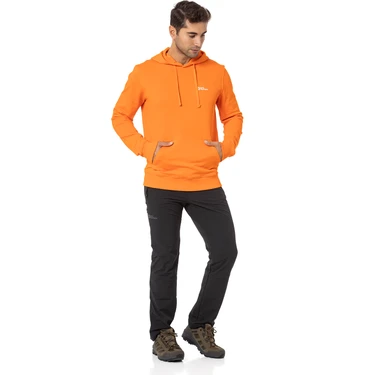 Jack Wolfskin TOMMY HOODY M Turuncu Erkek