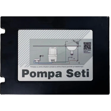 Su Arıtma Cihazlarına Uyumlu Kutu Pompa Seti – 75 Gpd, 24V, Kolay