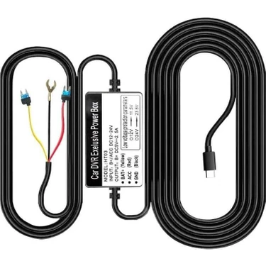 Azdome HT03 Hardwire Kit Araç İçi Kameralar İçin Güç Kaynağı Bağlantı